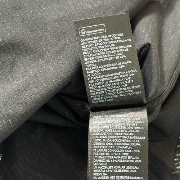 H&M Black and White Patterned Casual Shirt - Picture 11 of 13